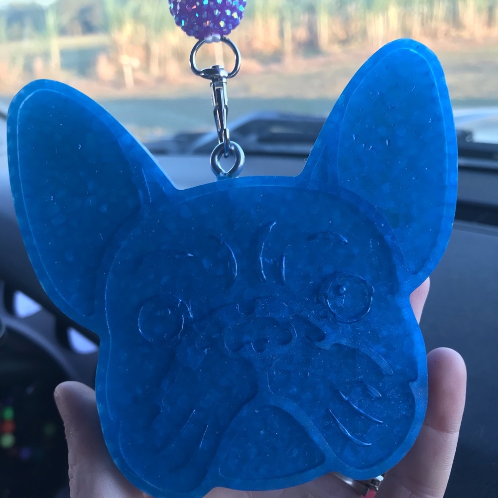 Blue Dog Keychain